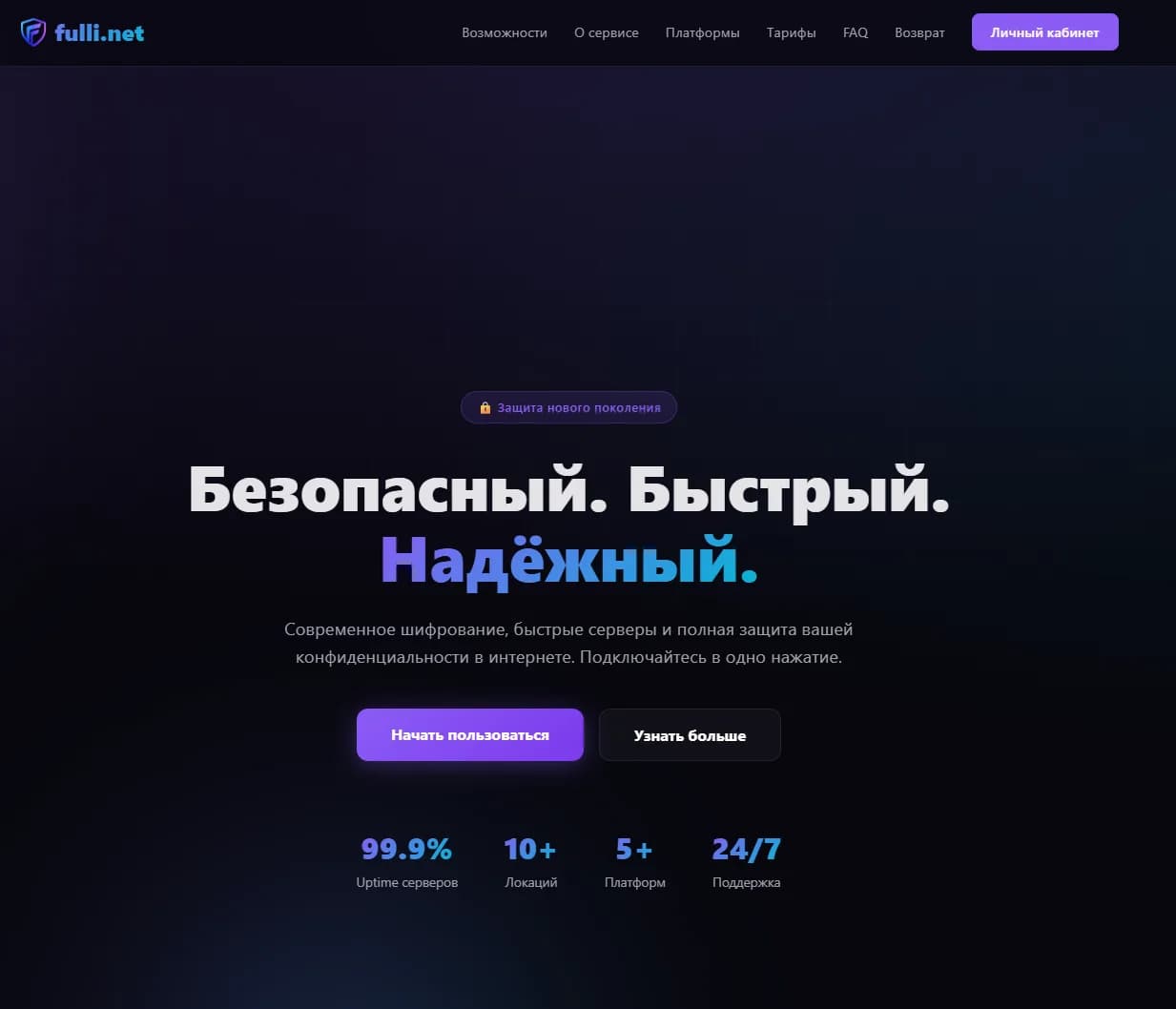 Скриншот 1 — FulliVPN